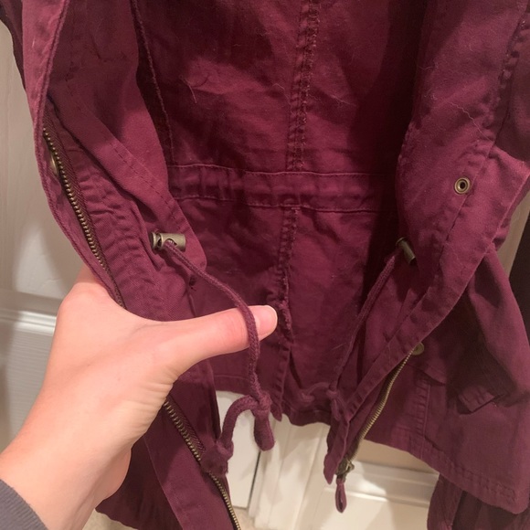 SOLD NWOT Aeropostale Maroon Jacket - Picture 2 of 8